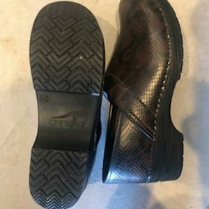 Dansko clogs size 42 animal print